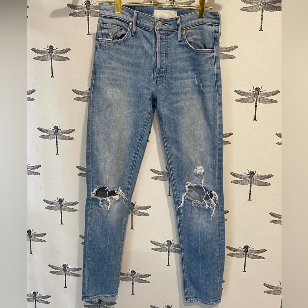 Mother jeans, size 26, the Stinger Flood